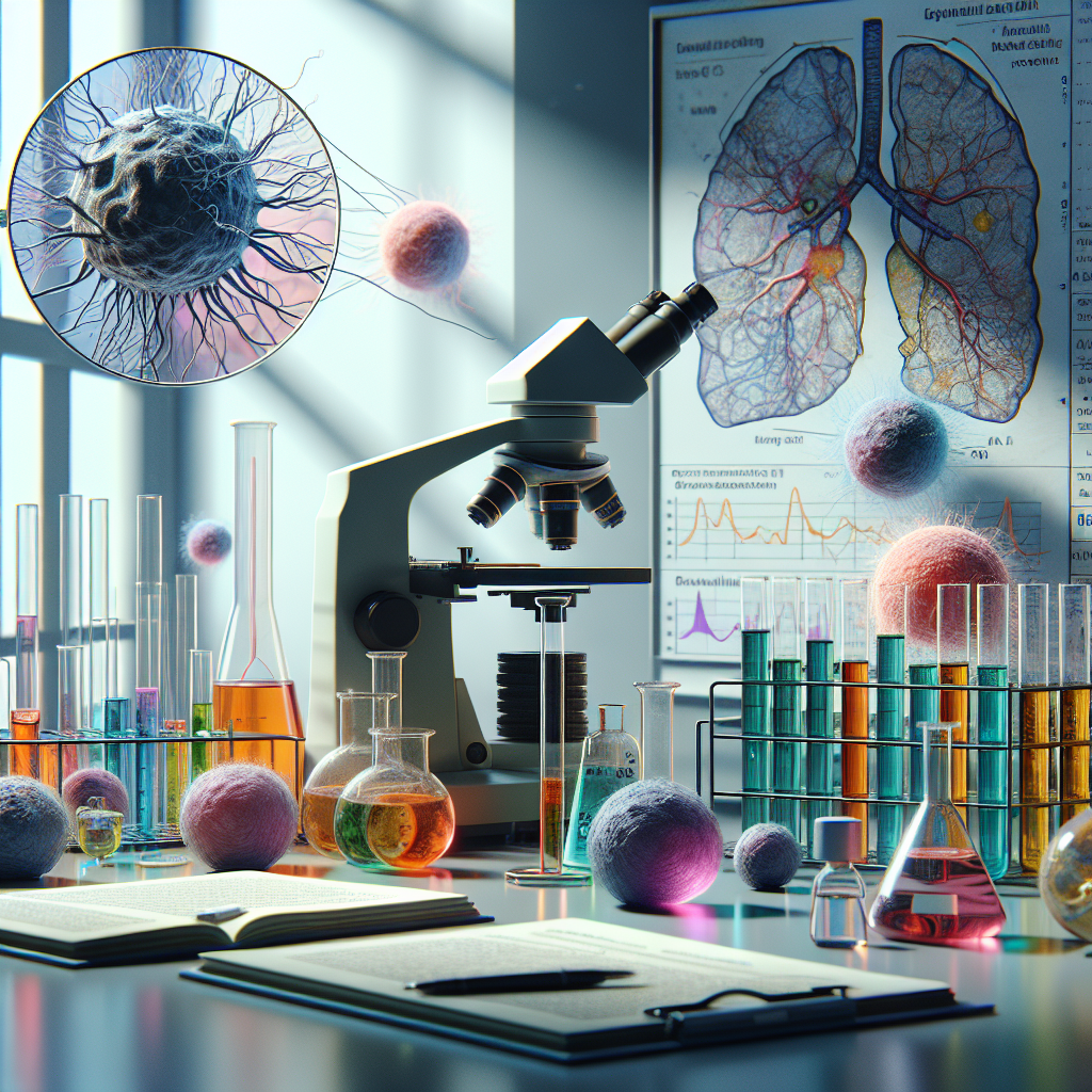Create a photorealistic and high-quality image demonstrating the significant hazards related to sulfur dioxide (SO2) pollutants in the context of ALS (Amyotrophic lateral sclerosis) research. The scene should be lit by natural lighting, casting soft shadows across the setting. There could be a laboratory setting with microscopes, Petri dishes, and test tubes filled with colorful liquids. Some scientific charts and graphs indicating the harmful effects of SO2 on neurons associated with ALS can also be included. Although this portrays a serious issue, the depiction should still be visually stunning and thought-provoking.