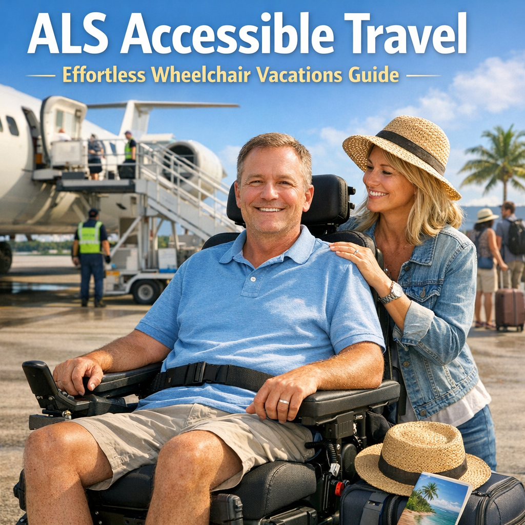 Illustration of ALS Accessible Travel: Effortless Wheelchair Vacations Guide