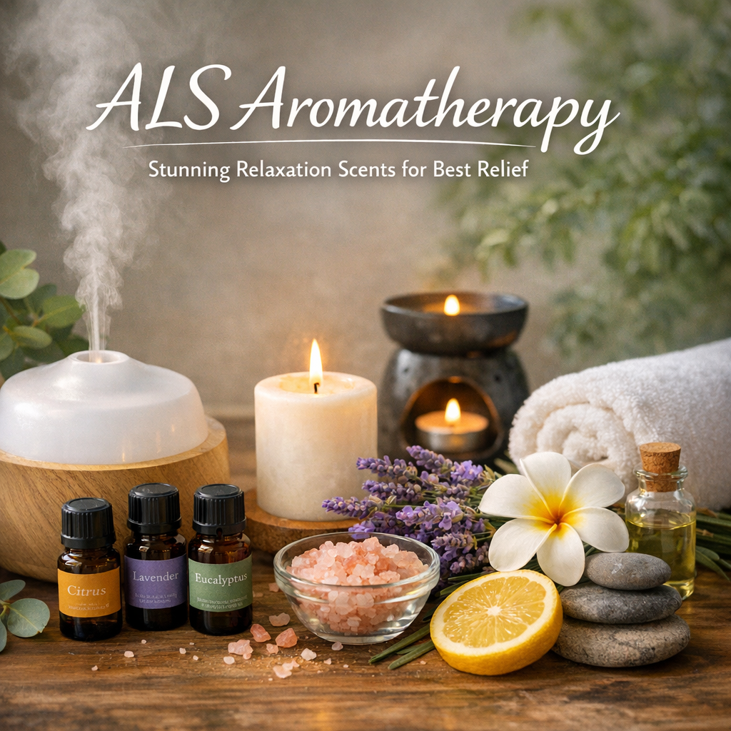 Illustration of ALS Aromatherapy: Stunning Relaxation Scents for Best Relief