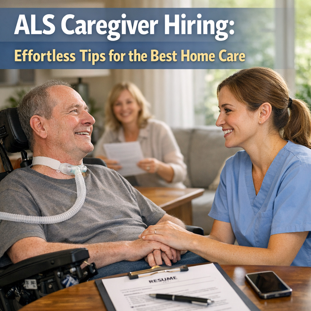 Illustration of ALS Caregiver Hiring: Effortless Tips for the Best Home Care