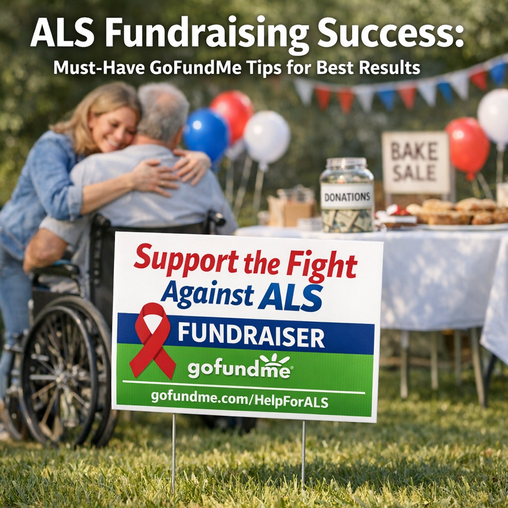 Illustration of ALS Fundraising Success: Must-Have GoFundMe Tips for Best Results
