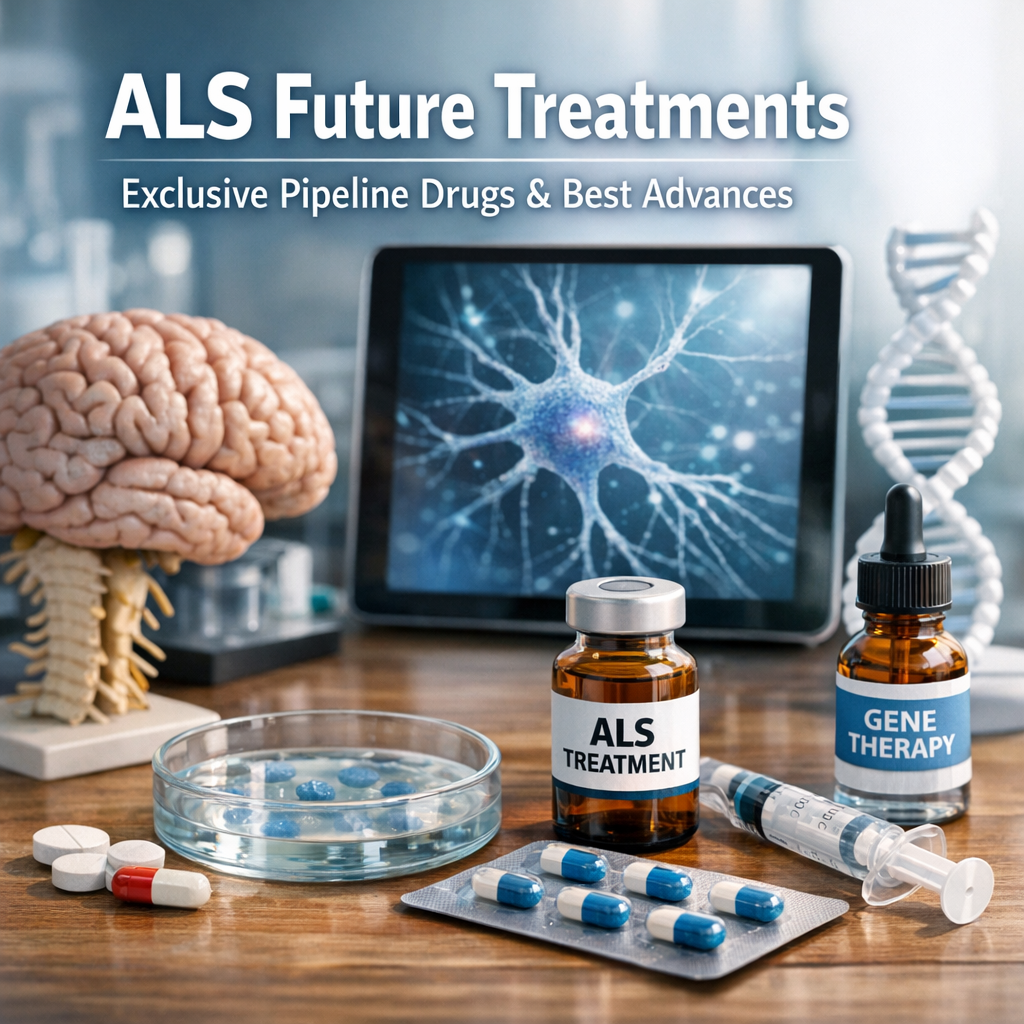 Illustration of ALS Future Treatments: Exclusive Pipeline Drugs & Best Advances