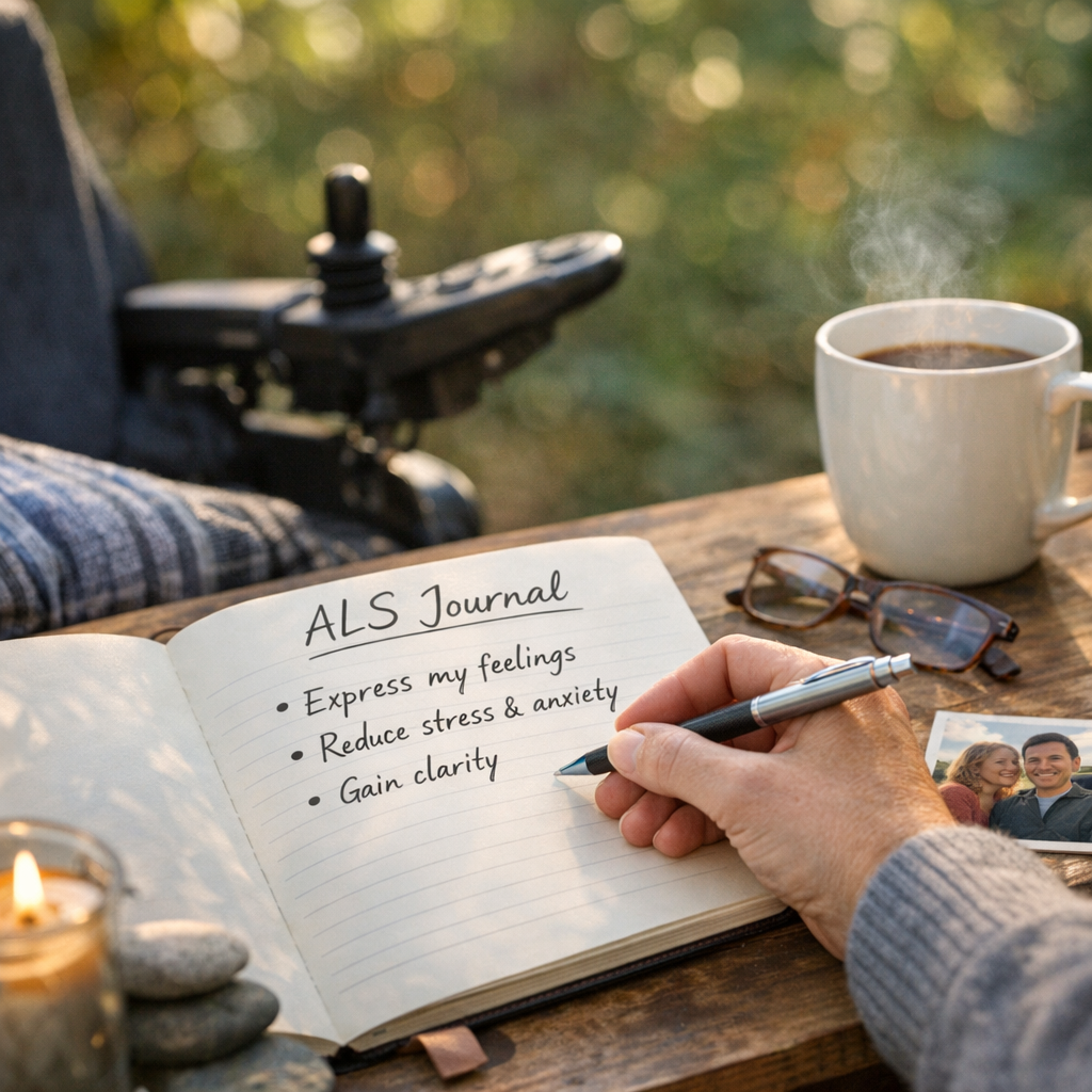 Illustration of ALS Journaling: Proven Benefits for Effortless Emotional Processing