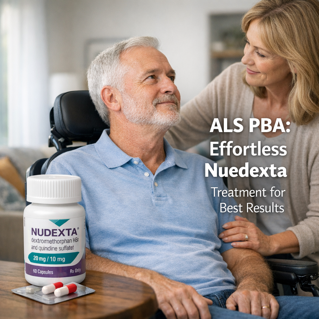 Illustration of ALS PBA: Effortless Nuedexta Treatment for Best Results