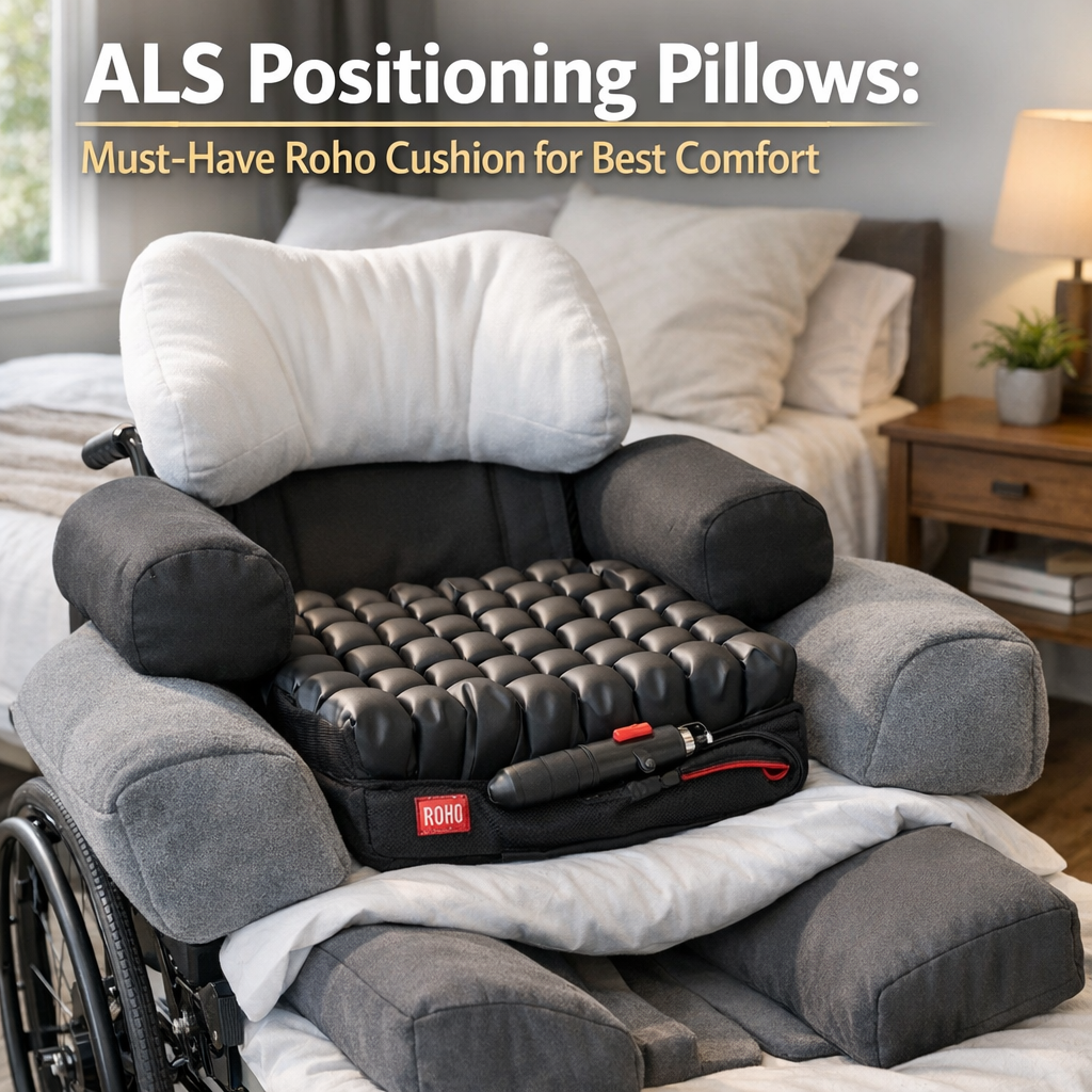 Illustration of ALS Positioning Pillows: Must-Have Roho Cushion for Best Comfort