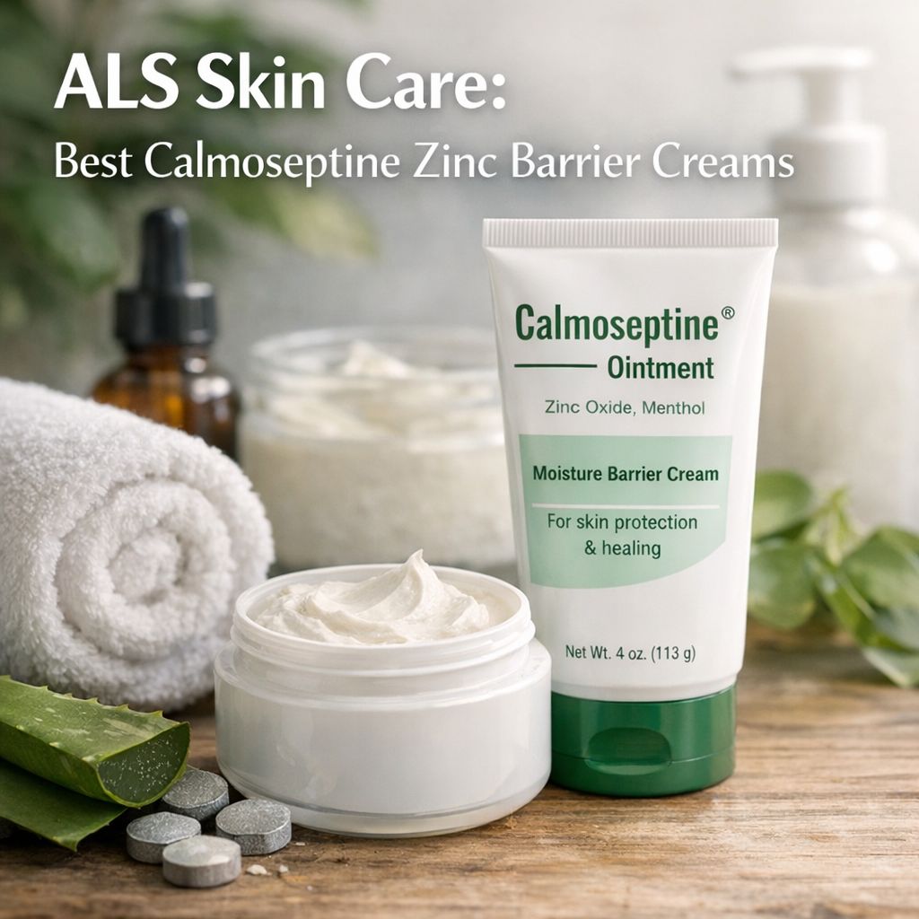 Illustration of ALS Skin Care: Best Calmoseptine Zinc Barrier Creams