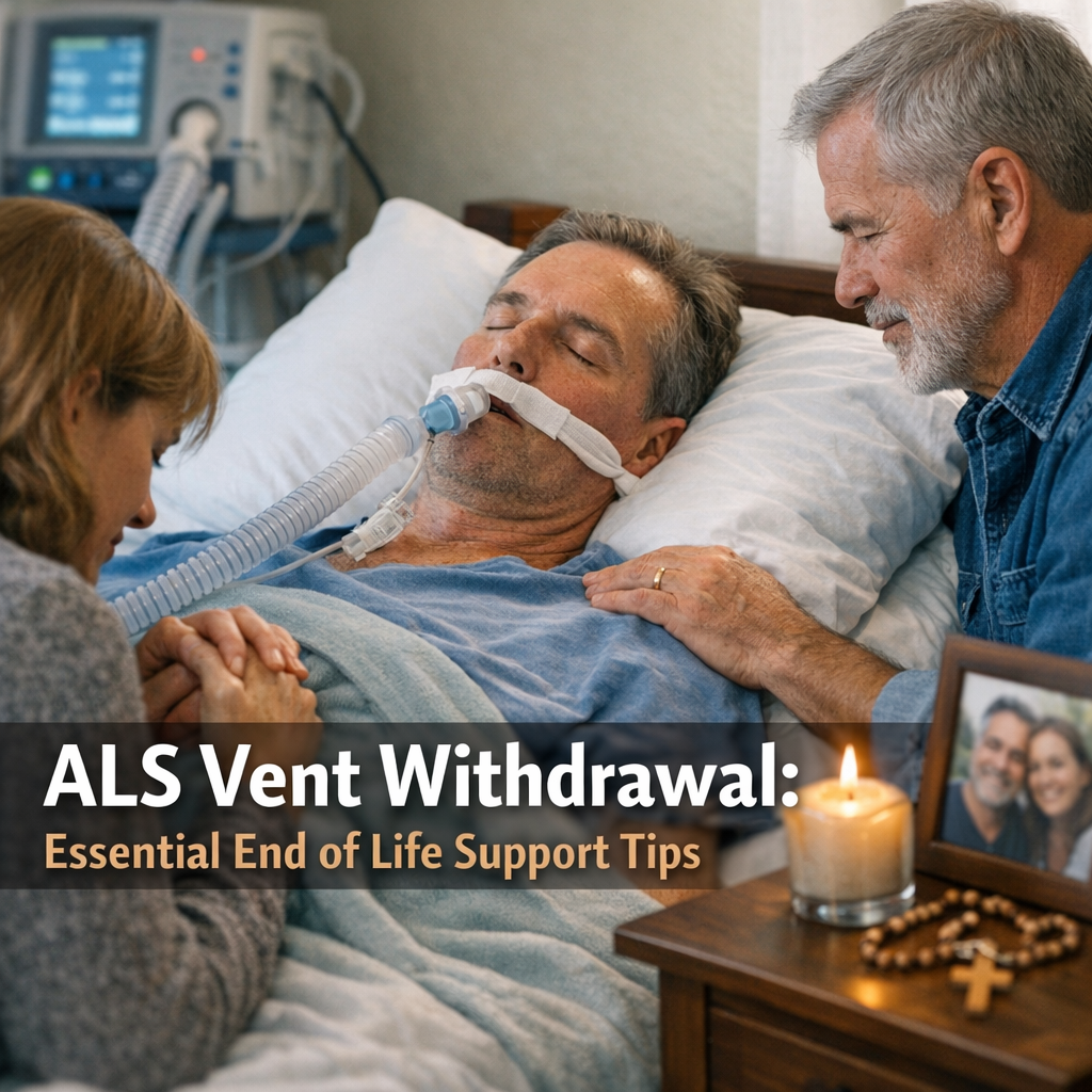 Illustration of ALS Vent Withdrawal: Essential End of Life Support Tips
