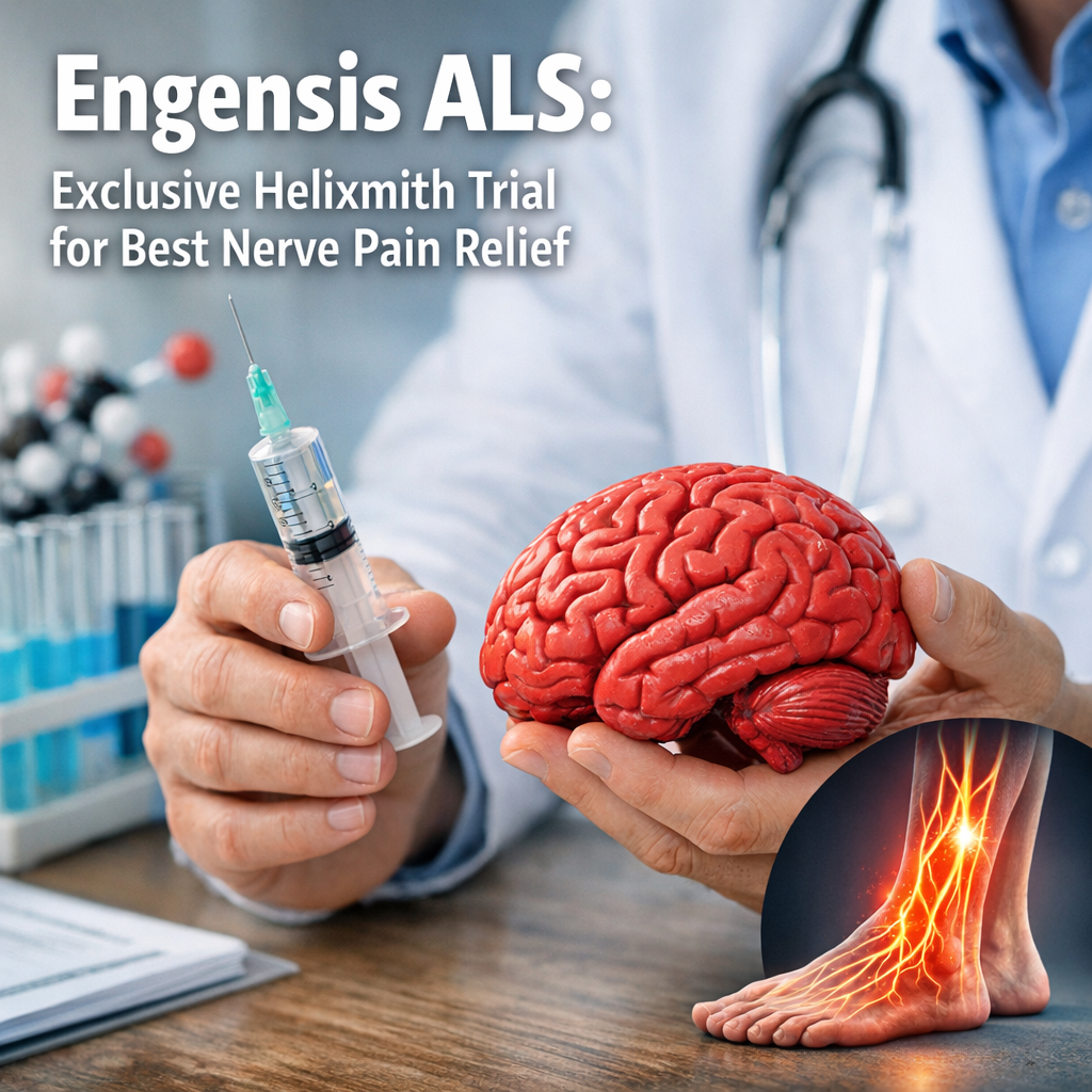 Illustration of Engensis ALS: Exclusive Helixmith Trial for Best Nerve Pain Relief