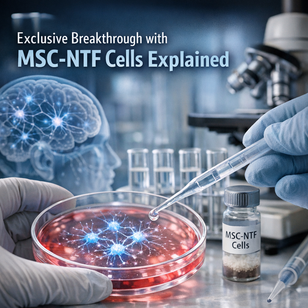 Illustration of NurOwn ALS: Exclusive Breakthrough with MSC-NTF Cells Explained