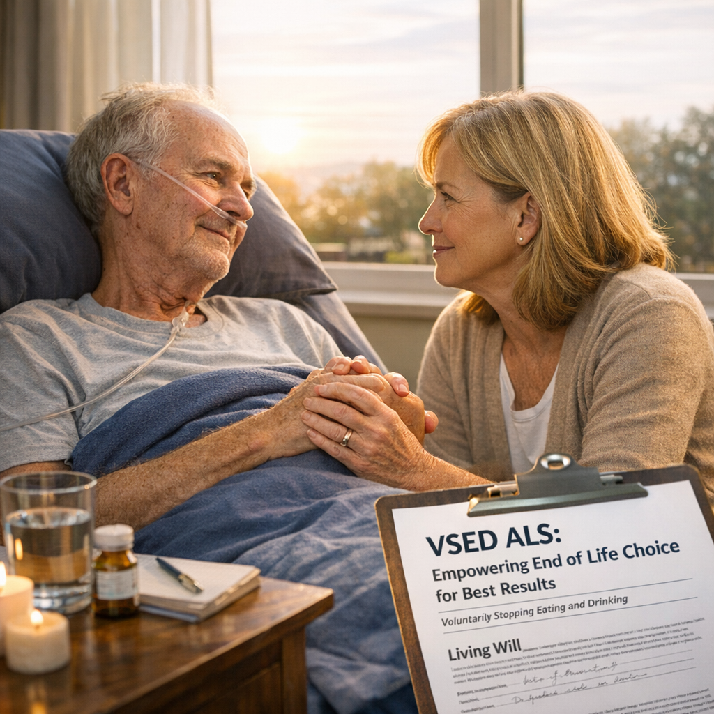 Illustration of VSED ALS: Empowering End of Life Choice for Best Results